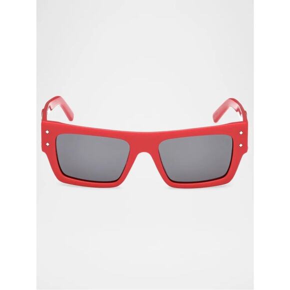 New MCM MW0014 66A Red Unisex Frame Sunglasses with Grey Lenses Authentic main image 5